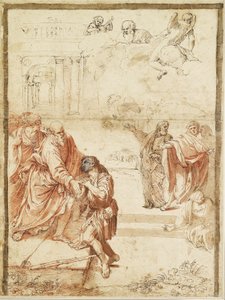 The Return of the Prodigal Son by Agostino Carracci